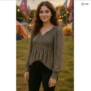 Anthro Akemi Kin Blouse